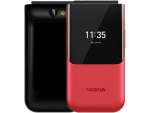 Nokia 2720 Flip Dual-SIM Piros Mobiltelefon