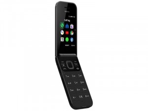 Nokia 2720 Flip Dual-SIM Fekete Mobiltelefon 