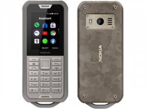 Nokia 800 Tough Dual-SIM Barna Mobiltelefon