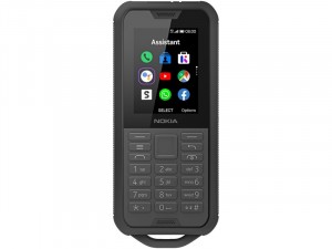 Nokia 800 Tough Dual-SIM Fekete Mobiltelefon 
