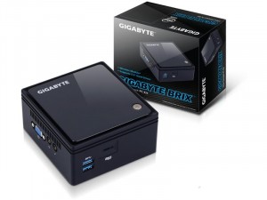 Gigabyte BRIX GB-BACE-3000 - Intel® Celeron N3000, Intel® HD Graphics, FreeDOS Mini Asztali Számítógép