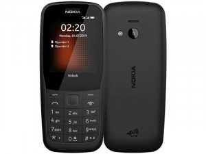 Nokia 220 Dual-SIM Fekete Mobiltelefon