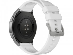 Huawei Watch GT 2e 46mm Fehér Okosóra szilikon szíjjal
