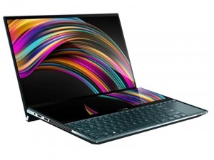 REFURBISHED - Asus ZenBook Pro Duo UX581LV-H2014R - 15.6 UHD IPS Fényes, Intel® Core™ i9-10980HK, 32GB DDR4, 1TB SSD, NVIDIA GeForce RTX 2060 6GB, Windows 10 Pro, Kék Laptop