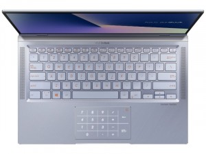 ASUS ZenBook UX431FA-AN146T - 14 FHD Fényes, Intel® Core™ i5 Processzor-10210U, 8GB DDR3, 512GB SSD, Intel® UHD Graphics, Windows 10 Home, Kék-Ezüst Laptop