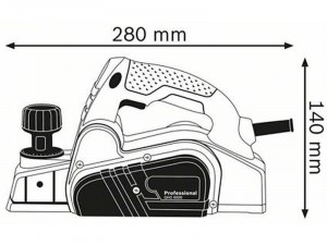 BOSCH GHO 6500 Gyalu 650 W