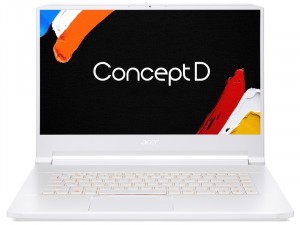Acer ConceptD 7 Pro - CN715-71P-72UQ - 15,6 4K IPS, Intel® Core™ i7 Processzor-9750H, 16GB DDR4, 521GB NVMe SSD, Nvidia Quadro RTX 3000 6GB GDDR6, Win10Pro, Fehér Laptop