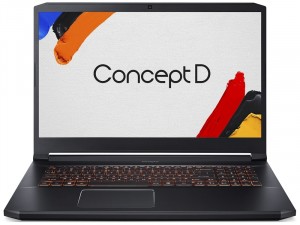 Acer ConceptD 5 Pro - CN517-71P-77RU - 17,3 4K IPS, Intel® Core™ i7 Processzor-9750H, 16GB DDR4, 1TB NVMe SSD, Nvidia Quadro RTX 3000 6GB GDDR6, Win10Pro, Fekete Laptop