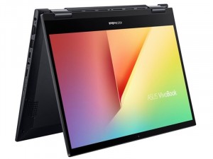 Asus VivoBook Flip 14 TM420IA-EC125T - 14 FHD IPS Fényes, AMD Ryzen 3 4300U, 4GB DRR4, 128GB SSD, AMD Radeon Graphics, Windows 10 S, Fekete Laptop