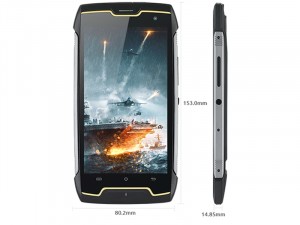 Cubot King Kong CS 16GB 2GB 3G DualSim Fekete Okostelefon