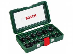 BOSCH 15 részes TC marófej készlet 8 mm-es szár