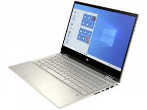 HP Pavilion x360 14-dw0003nh, 14.0 FHD BV TOUCH Core™ i5-1035G1 Processzor ,8GB, 256GB SSD, Intel® UHD, Win10P, Arany Laptop