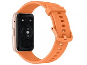 Huawei Watch Fit Okosóra Narancssárga Szilikon pánttal