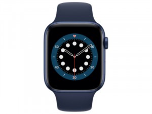 Apple Watch Series 6 GPS 44mm Kék Alumínium Ház Kék Sportszíjjal