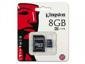 Kingston CL4 SDC4/8GB Micro SD 8GB memóriakártya + adapter