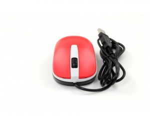 Genius DX-120 USB Piros-Fekete egér