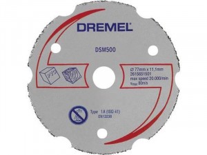 Dremel 2615S500JA DSM 500 Karbid vágókorong, vágótárcsa 77mm