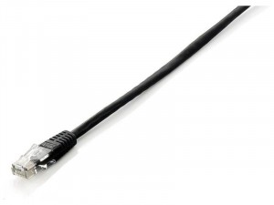 Equip UTP Patch CAT6 1m fekete kábel