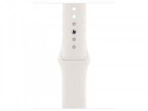 Apple Watch Series 6 GPS 44mm Ezüst Alumínium Ház Fehér Sportszíjjal 