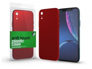 Apple iPhone Xr Soft Touch Piros Plasztik tok