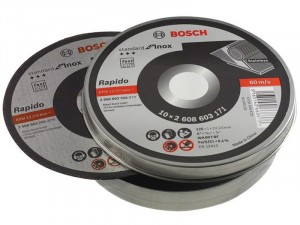 Bosch fémvágó korong egyenes 125x1, 0x22, 23mm 10db/cs