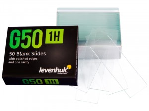 Levenhuk G50 1H egy üreges üres tárgylemez (50 darab) (73808)