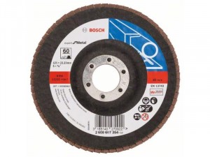 Bosch X551 fíber csiszolótárcsa 125 x 22, 23 mm, P60