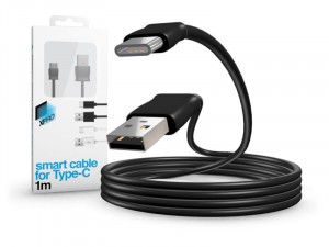 Smart Cable USB-C Fekete töltő kábel
