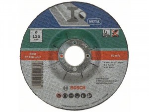 Bosch 5 részes hajlított darabolótárcsa-készlet fémhez 125 mm