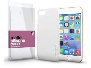 Apple iPhone 8 Matt Opál Fehér Ultra Vékony Szilikon tok