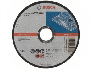 Bosch Darabolótárcsa, egyenes, Standard for Metal, 125x1,6mm