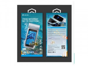 Samsung Galaxy A20 Devia Ezüst Műanyag Vízálló tok