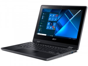 Acer TravelMate Spin TMB311RN-31-P6DD 11,6 FHD IPS/Intel® Pentium N5030/4GB/256GB/Int. VGA/Win10Home/fekete laptop