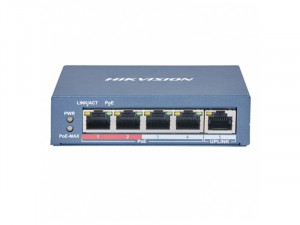 Hikvision DS-3E0105P-E/M(B) 5 portos POE switch