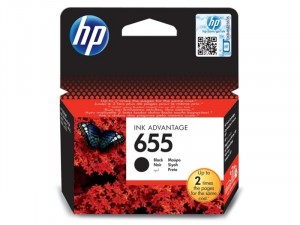HP 655 ( Eredeti )- Fekete - tintapatron