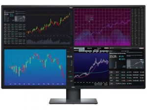 Dell U4320Q - 42.5 colos LED IPS monitor, 4K UHD, Fekete monitor