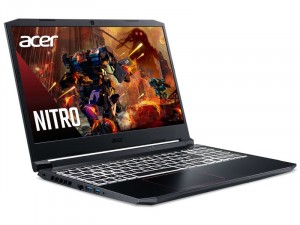 ACER Nitro 5 AN515-55-72KE 15.6 colos FHD 144Hz IPS, Intel® Core™ i7 Processzor-10750H, 8GB RAM, 1TB SSD, GeForce GTX3060 6GB, FreeDOS, Fekete laptop