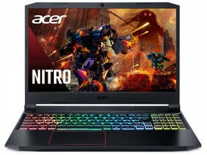 ACER Nitro 5 AN515-55-72KE 15.6 colos FHD 144Hz IPS, Intel® Core™ i7 Processzor-10750H, 8GB RAM, 1TB SSD, GeForce GTX3060 6GB, FreeDOS, Fekete laptop