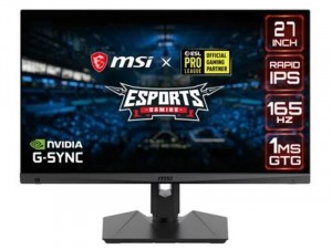 MSI OPTIX MAG274QRF-QD - 27 colos 165Hz, G-Sync Esport Gaming Fekete monitor