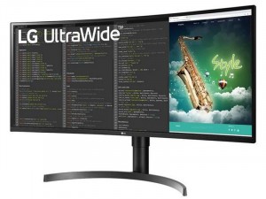  LG 35WN75C-B - 35 colos UltraWide™ 21:9 QHD HDR10 Fekete monitor 