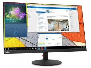Lenovo ThinkVision S27q-10 - 27 colos QHD IPS LED Fekete monitor