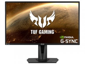 Asus TUF Gaming VG27AQ - 27 colos, WLED, IPS, 165Hz, G-Sync - PIVOT Fekete monitor