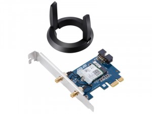Asus PCI-e AC2100 2100Mbps PCE-AC58BT Bluetooth 5.0 wifi és bluetooth adapter