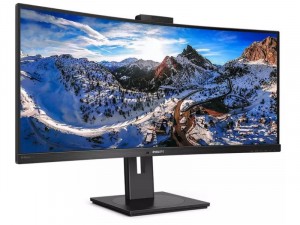 Philips 346P1CRH00 - 34 colos Ívelt 21:9-es 100Hz VA WLED DisplayHDR 400, Fekete monitor