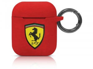 Apple Airpods Ferrari, Ferrari logós Piros Szilikon tok