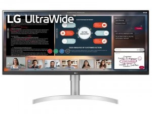  LG 34WN650-W - 34 colos UltraWide™ 21:9 FullHD IPS HDR10 Fekete monitor 