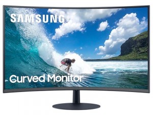 Samsung C32T550FDR - 32 colos Ívelt FHD LED VA AMD FreeSync Sötétkék szürke monitor