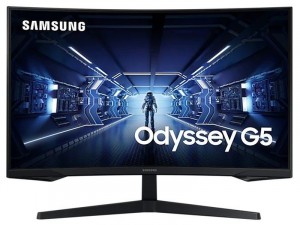 Samsung Odyssey G5 C27G55TQWR - 27 colos Ívelt HDR 144Hz AMD FreeSync WQHD VA 1000R Gamer monitor 