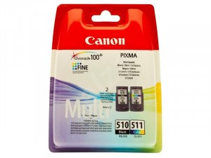 Canon PG-510, CL-511 Dupla Csomag Fekete, Színes tintapatron