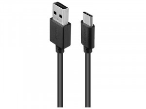 Acme CH212 USB Fali töltő 12W, 2.4A, Type C kábellel